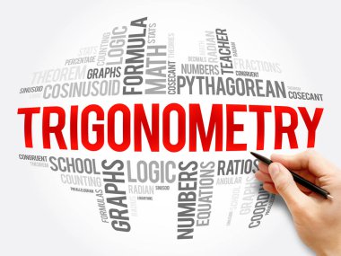 Trigonometri kelime bulutu kolaj