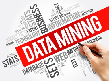 Veri madenciliği kelime bulutu kolaj