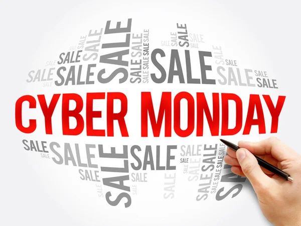 Cyber Monday words cloud — Stock Photo, Image