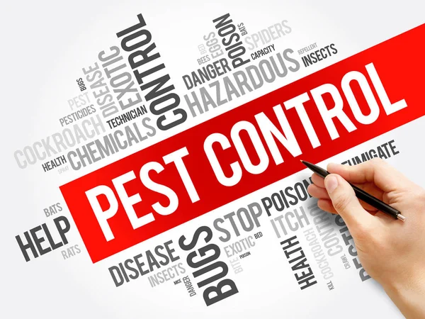 Pest Control word cloud collage — Stock Photo, Image