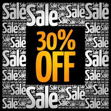 % 30 off Satılık kelime bulutu kolaj
