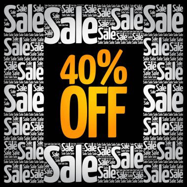% 40 off Satılık kelime bulutu kolaj