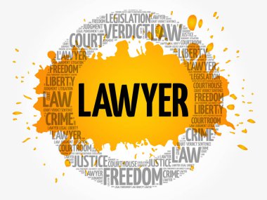Avukat kelime bulutu kavramı