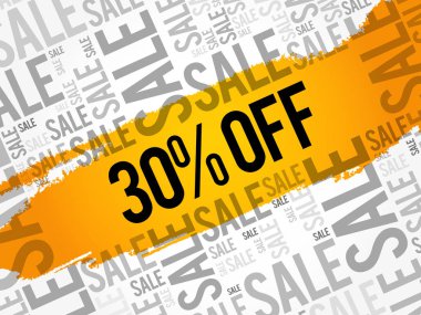 % 30 off Satılık kelime bulutu kolaj