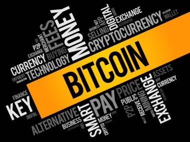 Bitcoin kelime bulutu kolaj