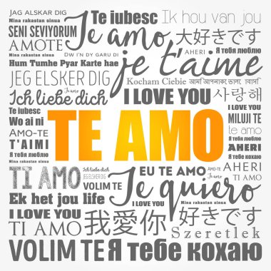 Te amo (ı Love You İspanyolca)