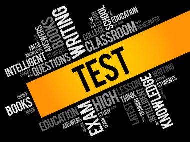 Kelime bulutu kolaj test