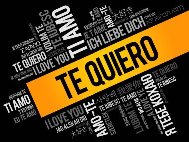Te quiero (ı Love You İspanyolca)