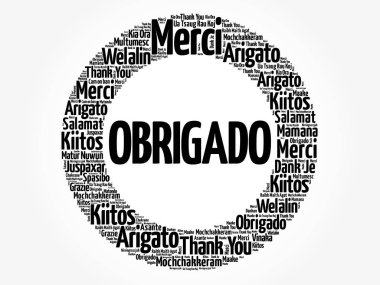 Obrigado (Portekizce teşekkür ederiz)