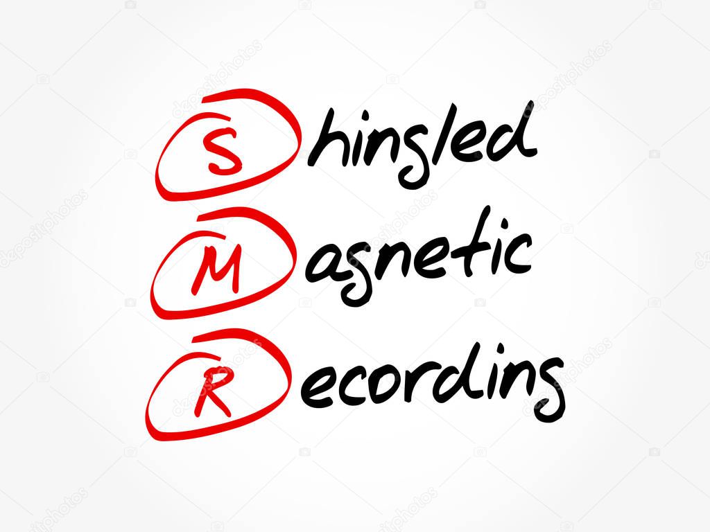 SMR - Shingled Magnetic Recording