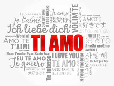 Ti amo (ı Love You İtalyanca)