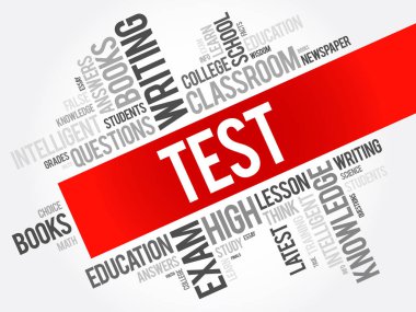 Kelime bulutu kolaj test