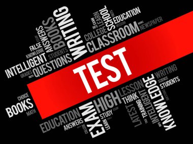Kelime bulutu kolaj test