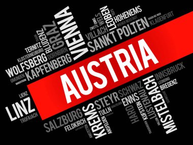 List of cities and towns in AUSTRIA clipart