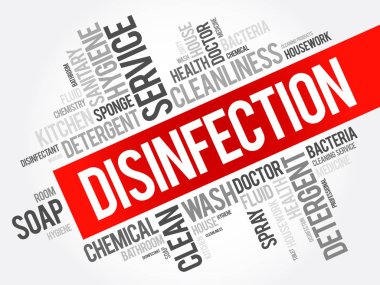 Dezenfeksiyon kelime bulutu kolaj
