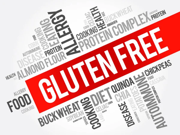 Gluten Free word cloud collage — Stock Illustration Gluten Free word cloud collage Royalty Free Stock Vectors