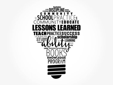 Dersler ampul kelime bulutu öğrendim