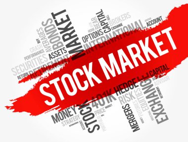 Borsa kelime bulutu kolaj