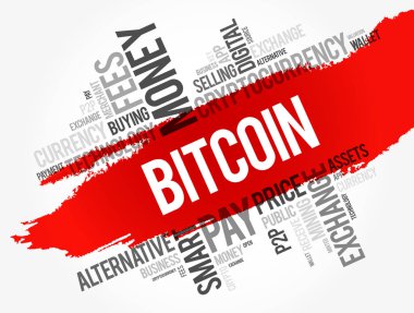 Bitcoin kelime bulutu kolaj