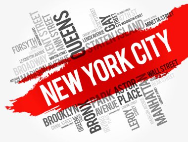 New York City sokaklarında listesi