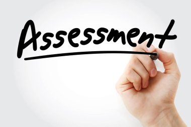 İşaretleyicili değerlendirme metni