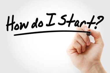 Nasıl Başlarım? işaretleyicili metin