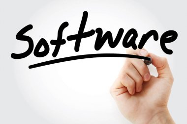 İşaretleyicili yazılım metni