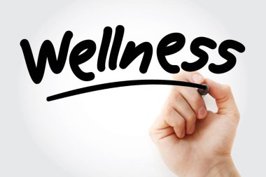 İşaretleyicili sağlıklı yaşam metni