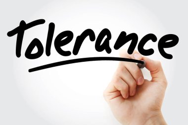 İşaretçiile tolerans metni