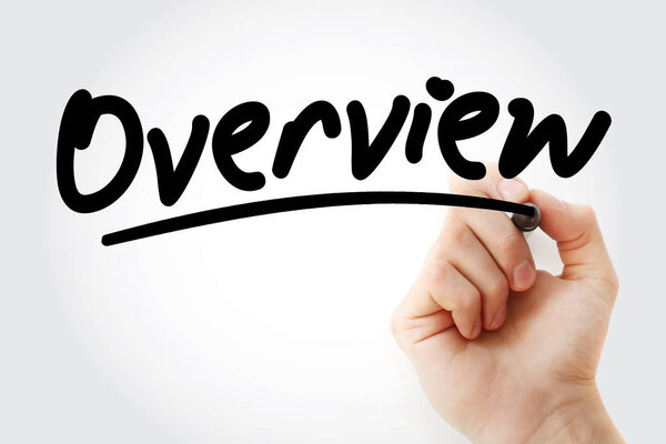 Обзор с маркером
