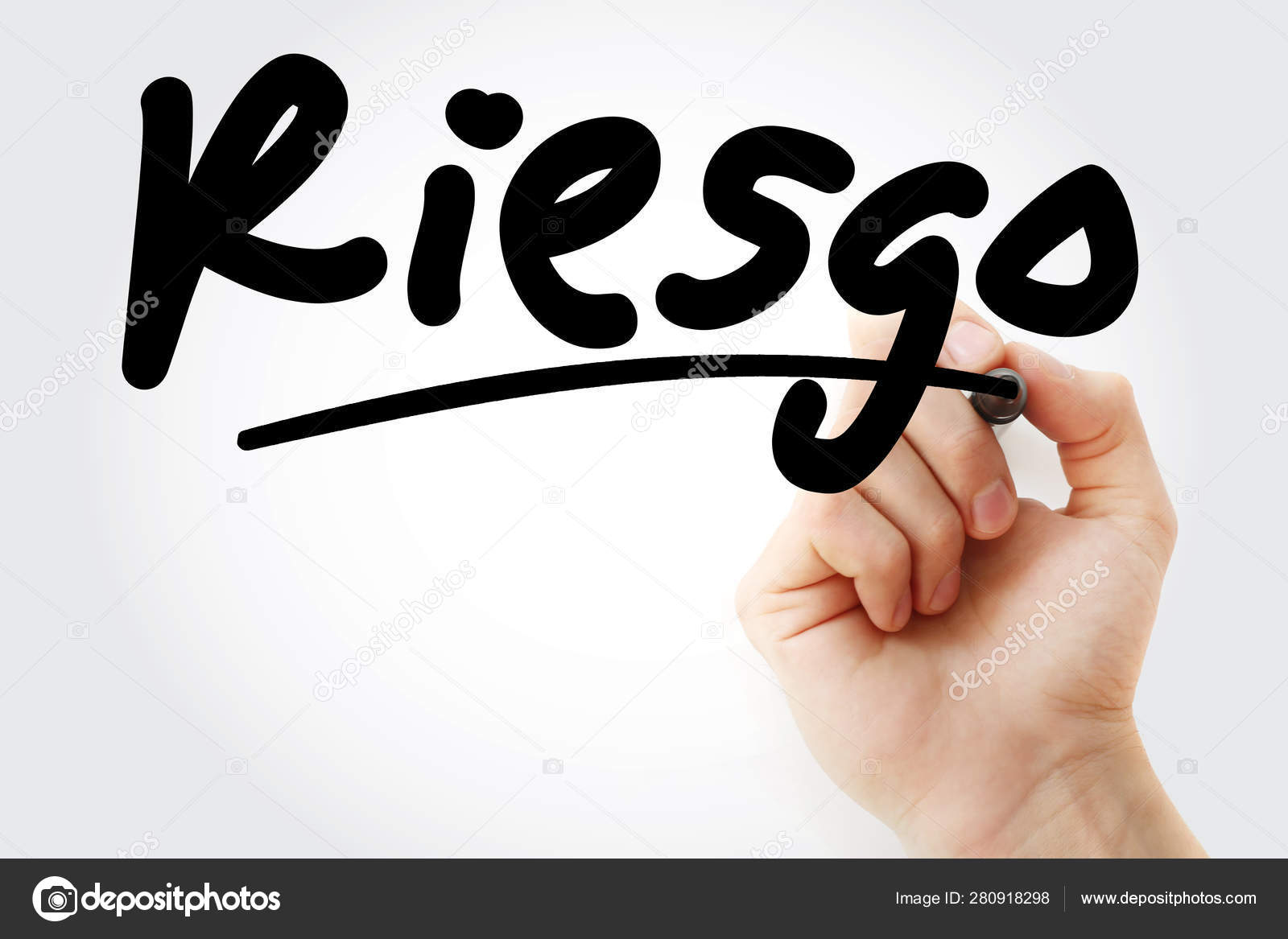 Riesgo (spanish words for Risk) text Stock Photo by ©dizanna 280918298
