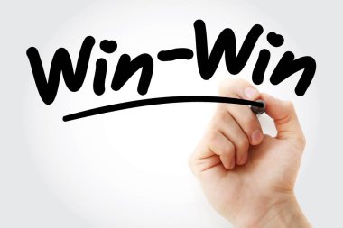 İşaretleyicili Kazan-Kazan metni