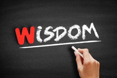 Tahta üzerinde bilgelik metin