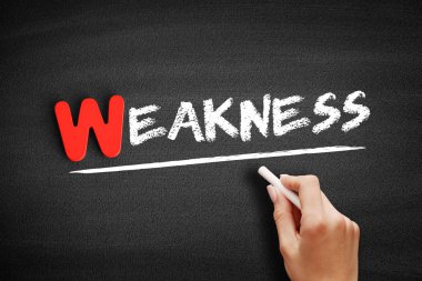 Tahta üzerinde zayıflık metni