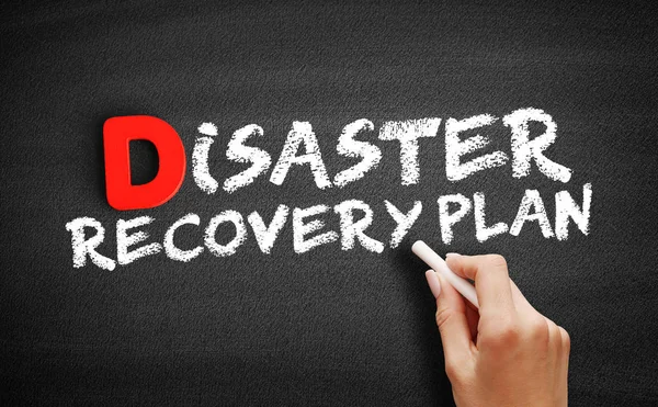 Disaster Recovery Plan text on blackboard