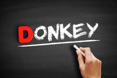 Tahtaüzerinde eşek metni