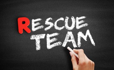 Kara tahtada kurtarma ekibi metni