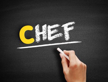 Tahtadaki şef metni