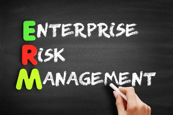 Acrónimo de gestión de riesgos empresariales —  Fotos de Stock