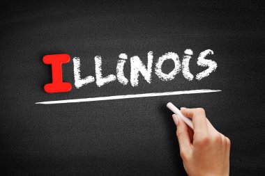 Tahtaüzerinde Illinois metin
