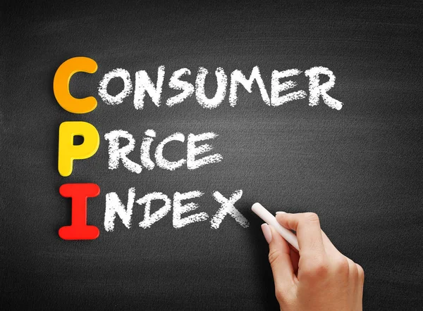 Cpi - 消费物价指数首字母缩略词 — 图库照片