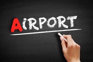 Kara tahtada havaalanı metni