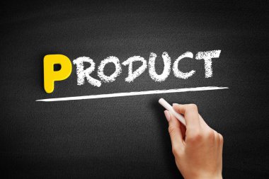 Tahtadaki ürün metni