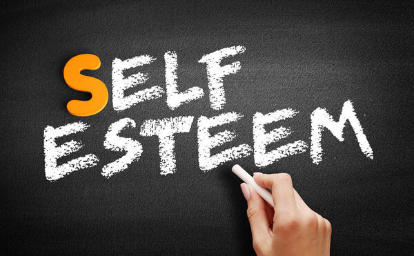 Текст самооценки на доске
