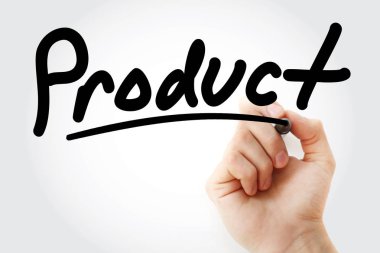 İşaretli el yazması Ürün metni