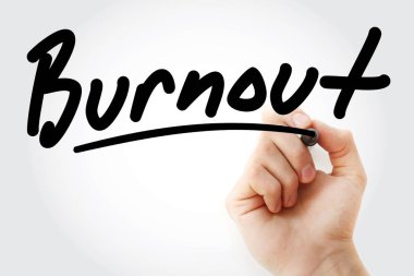 Burnout marker ile yazma el