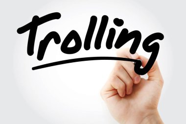 El trolling marker ile yazma