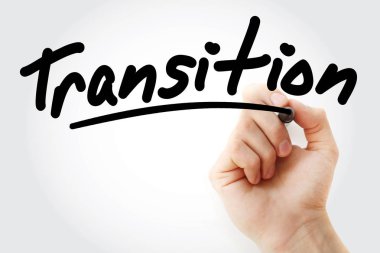 El geçiş marker ile yazma