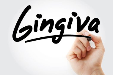 El jinjiva marker ile yazma