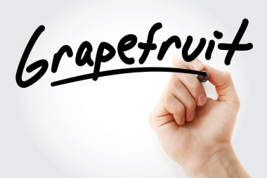 Greyfurt marker ile yazma el